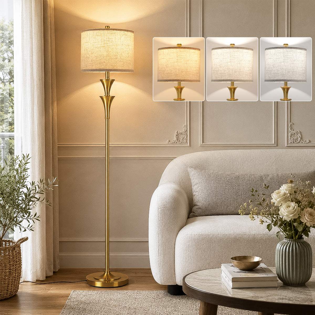 SUNMORY 63" Tall Standing Lamp