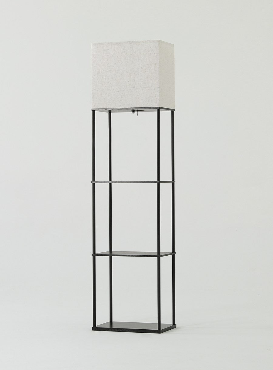 3 Tier Large Floor Lamp with Shelf