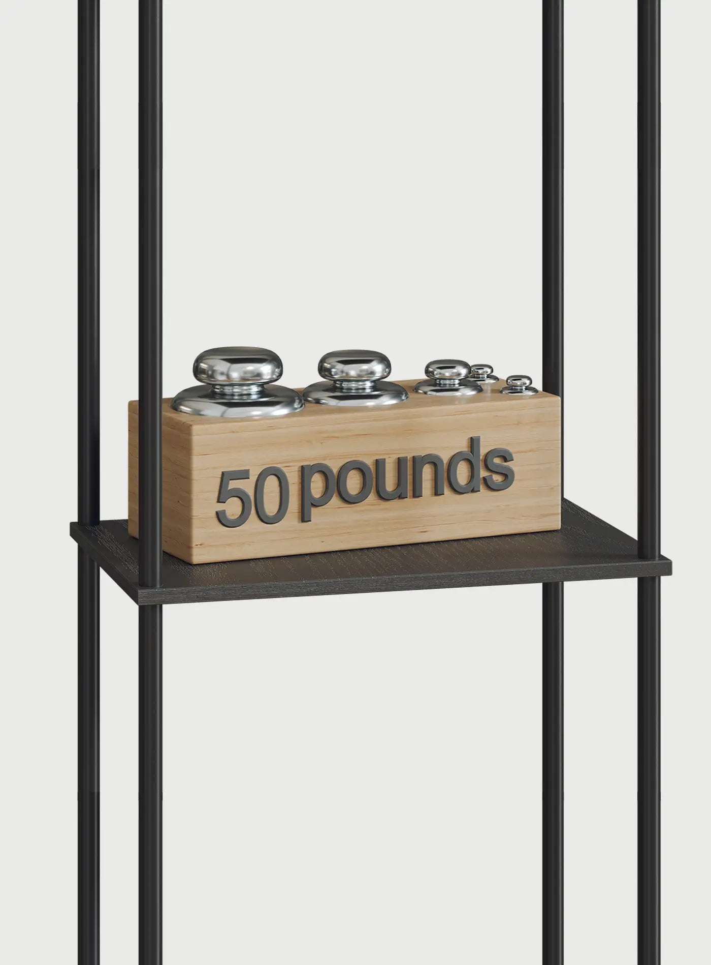 3 Tier Large Floor Lamp with Shelf