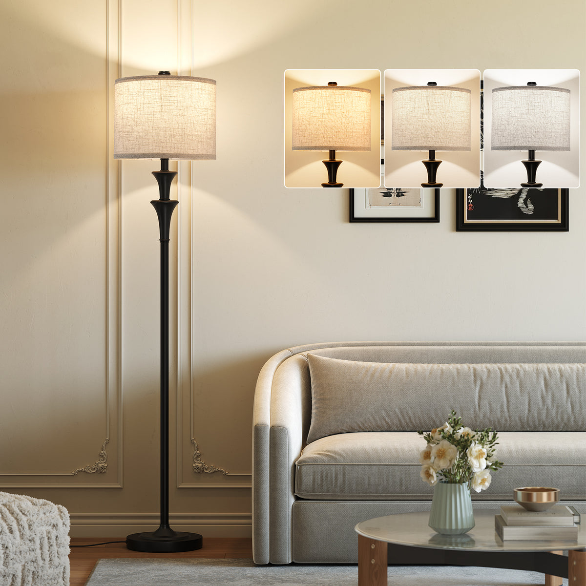 SUNMORY 63" Tall Standing Lamp